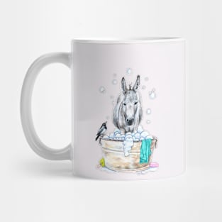 Bubble Bath Burro Mug